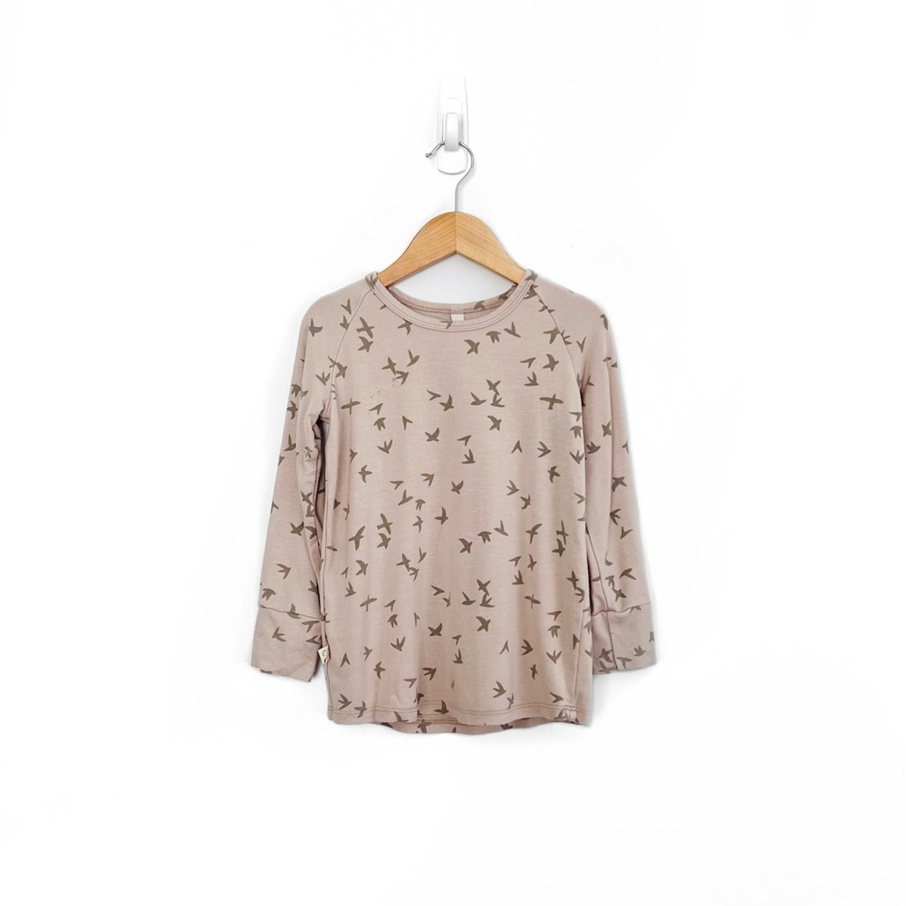 Childhoods Birds On Mushroom Long Sleeve Tee